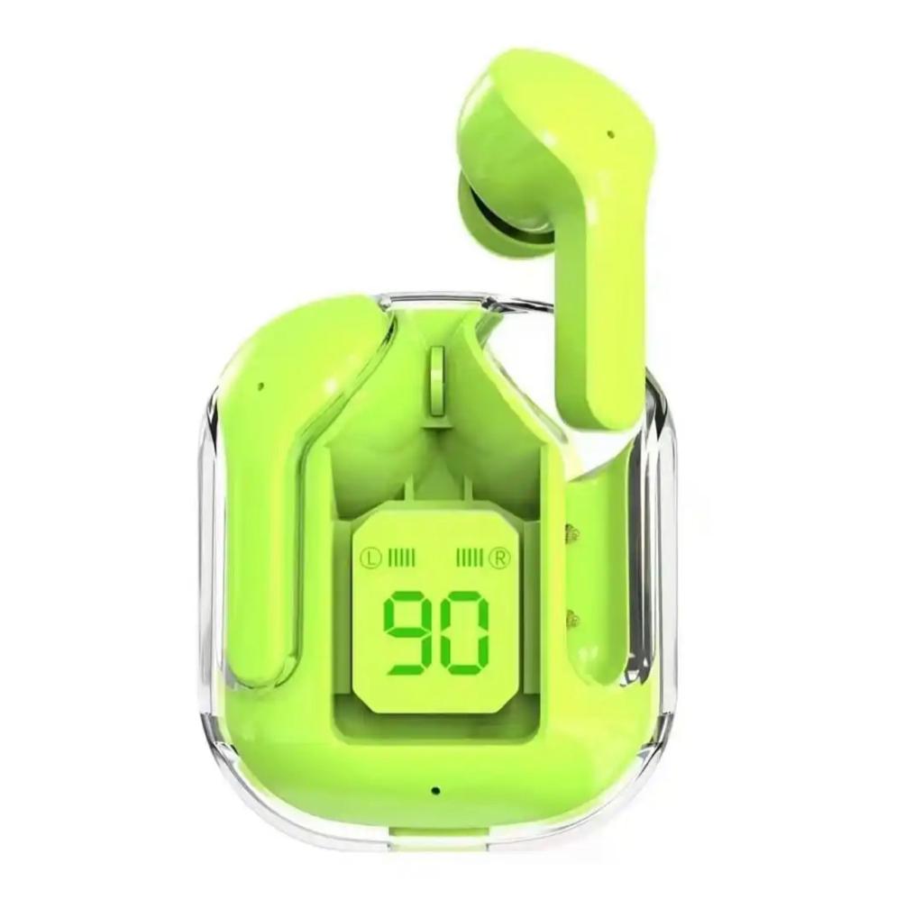 Air 31 TWS Transparent Earbuds | White, Black, Green, Blue,Pink