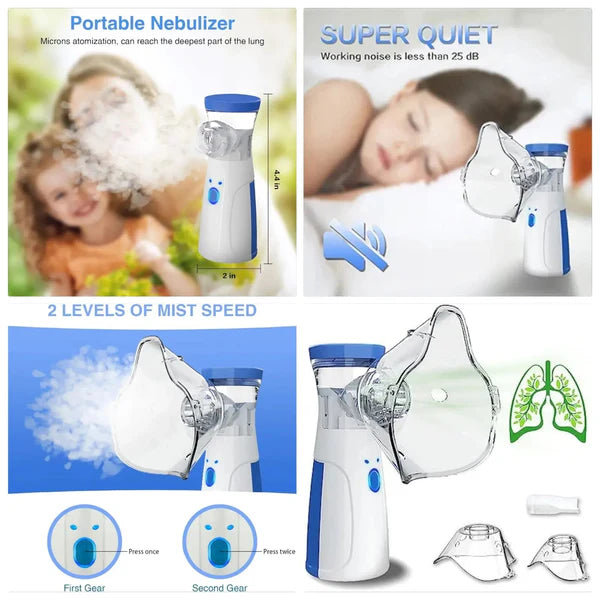 Portable Nebulizer Rechargeable Inhaler Nebulizer Machine For Kids And Adults