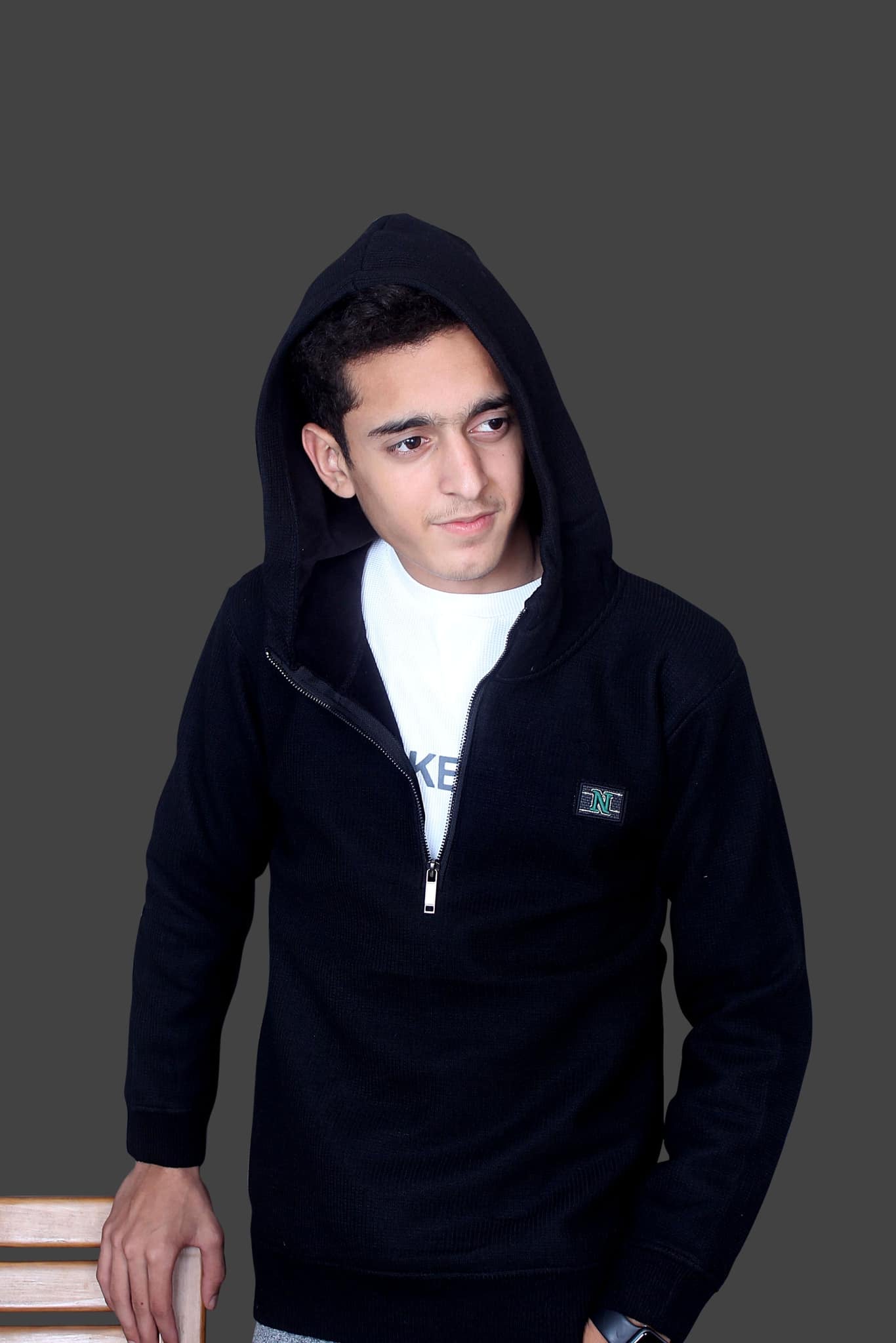 Smart Wool Men's Waffle Hoodie-crafted for warmth, breathability