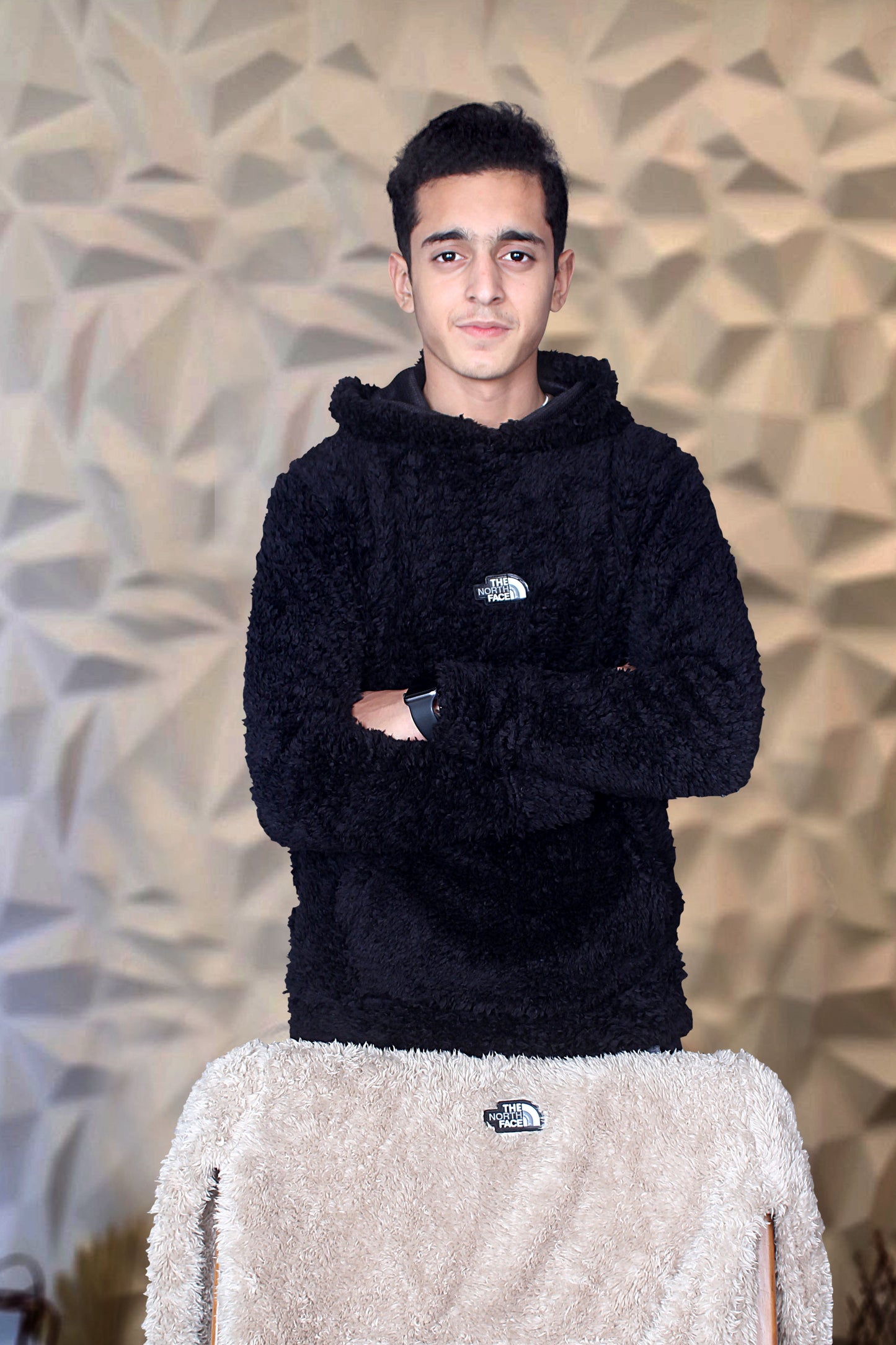 Sherpa Style Men’s Hoodie – Ultra-Soft Winter Comfort