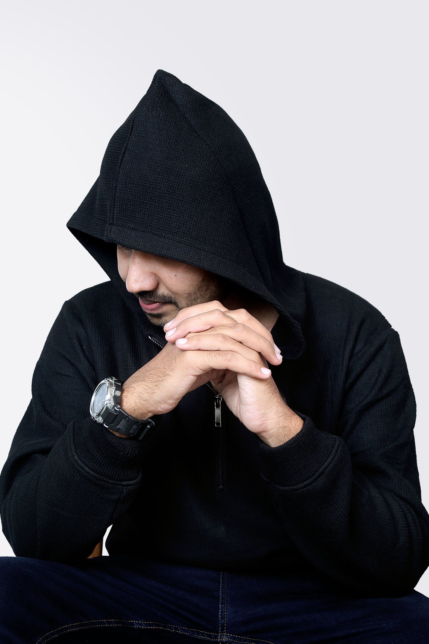 Smart Wool Men's Waffle Hoodie-crafted for warmth, breathability