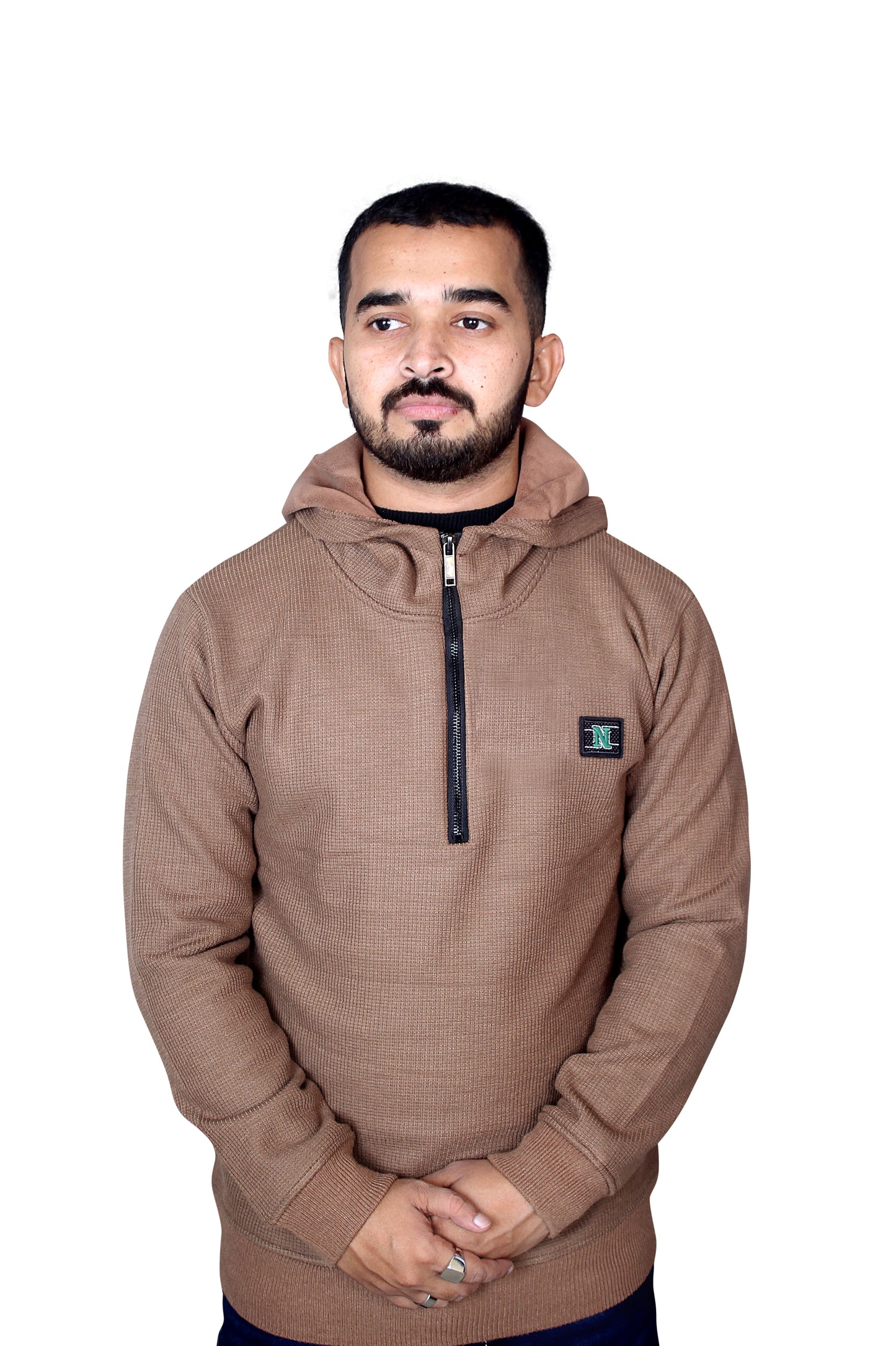 Smart Wool Men's Waffle Hoodie-crafted for warmth, breathability