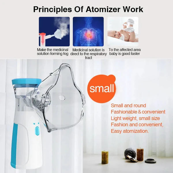 Portable Nebulizer Rechargeable Inhaler Nebulizer Machine For Kids And Adults